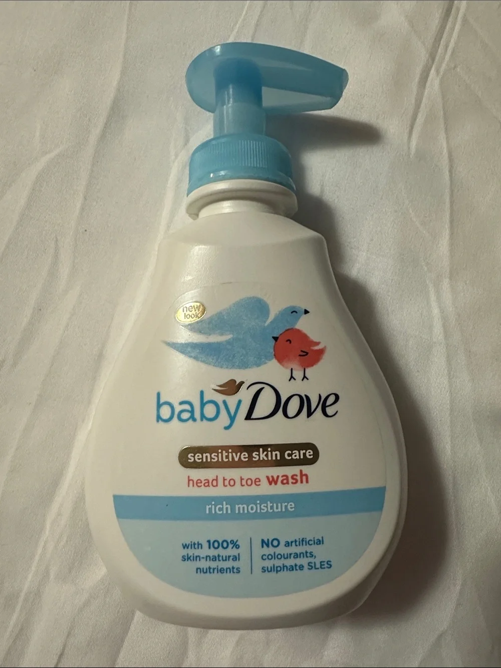 Baby Dove Sensitive Skin Care Head to Toe Wash Rich Moisture